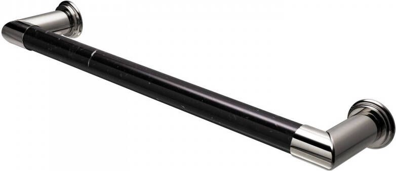 HD Heating Elektrische Radiator Cascade 60x12 cm Nero Marquina Marble Polished Nickel