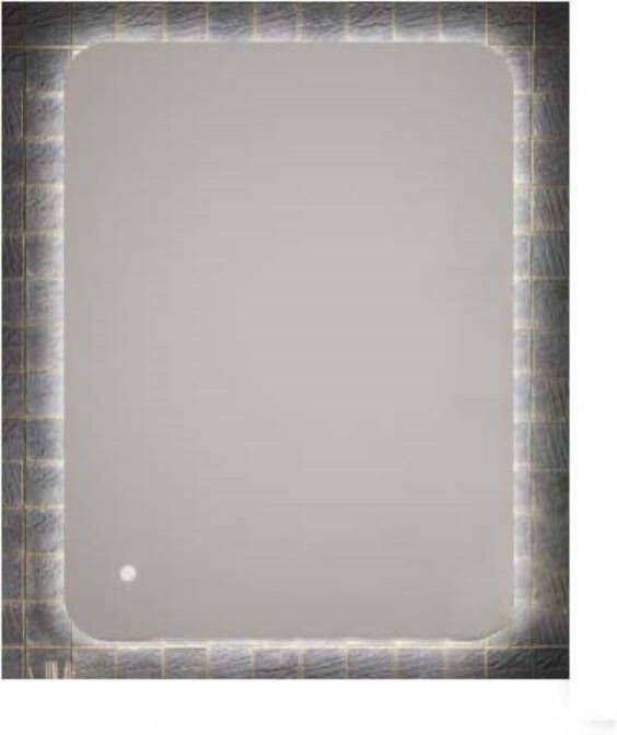Hotbath Gal MG086 spiegel 80 x 60 cm inclusief indirecte verlichting en spiegelverwarming ip44 - Foto 3