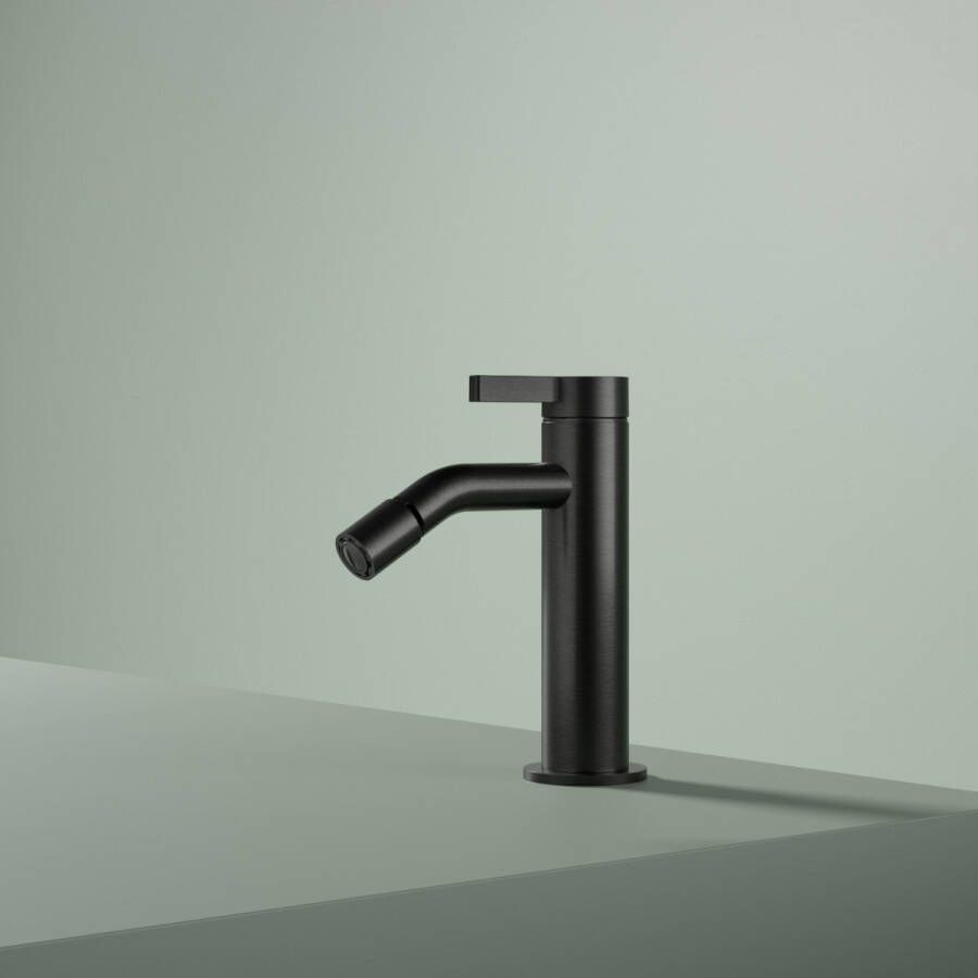 Hotbath ACE bidetmengkraan zonder waste 15 5 cm geborsteld zwart PVD - Foto 2