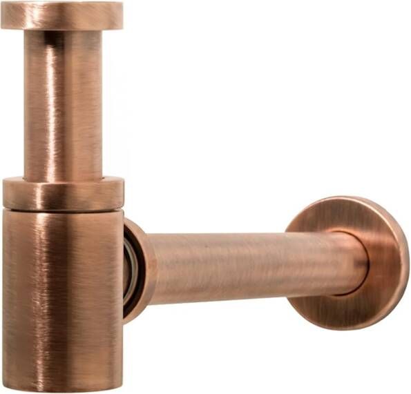 Hotbath Fontein Sifon Cobber Rond Geborsteld Koper Living Colours - Foto 2