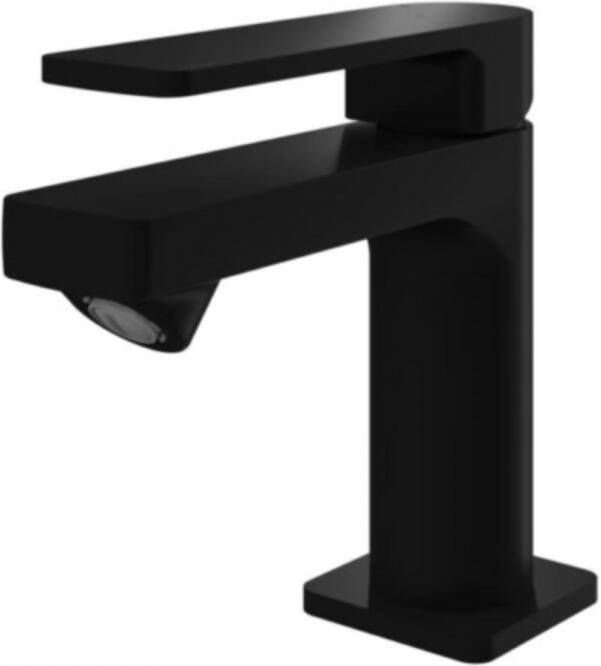 Hotbath Gal fonteinmengkraan zonder waste 12 8 cm mat zwart