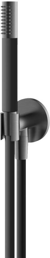 Hotbath Archie Handdouche Wandsteun uitlaat doucheslang 1.5m voor inbouwkranen BGP Geborsteld Gunmetal PVD AR430BGP - Foto 1