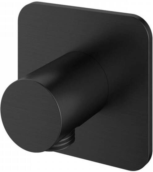Hotbath Wanduitlaat Gal Vierkant Geborsteld Gunmetal PVD