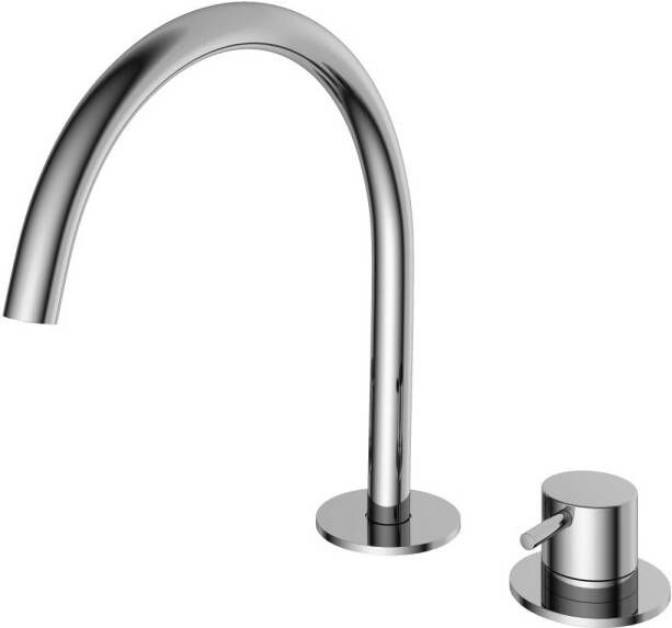 Hotbath Cobber 2-gats wastafelmengkraan 26 1 cm chroom