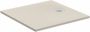 Ideal Standard Ultraflat Solid douchebak vierkant 80x80x3cm zandbeige K8214FT - Thumbnail 2