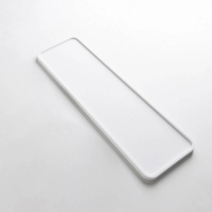 Ideavit Cosmetica Plank Solidplate 45x14x1.2 cm Solid Surface Mat Wit