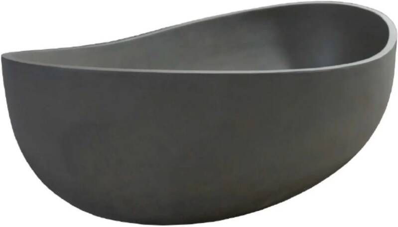 Ideavit IDEA.SENSE-D5 vrijstaandbad 160x97 5x58cm anti-kras nano-coating inclusief pop-up afvoer Beton D5 290337-D5 - Foto 2