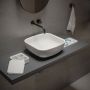 Ideavit Opbouw Waskom Solidpool 35x35x13 cm Solid Surface Mat Wit - Thumbnail 2