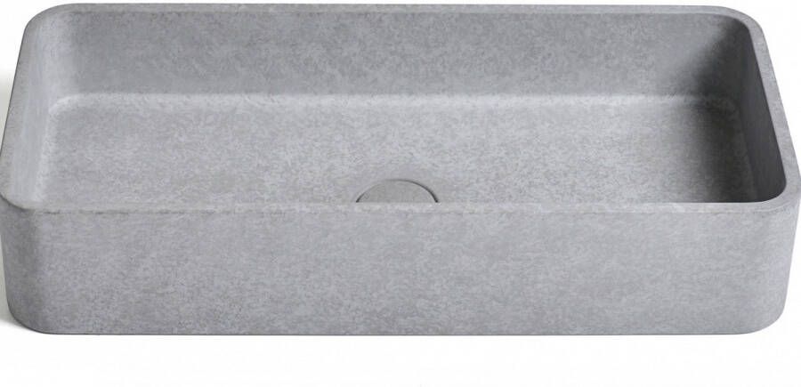 Ideavit Waskom Idea.Max 60x28x12 cm Rechthoek Beton Grijs