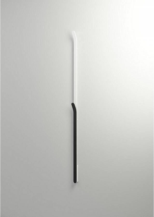 Instamat Elektrische Radiator Stick ARC Handdoekwarmer 170 cm 34W Soft Zwart en Soft Wit