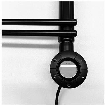 Instamat Luxe Ronde Digitale Thermostaat Zwart