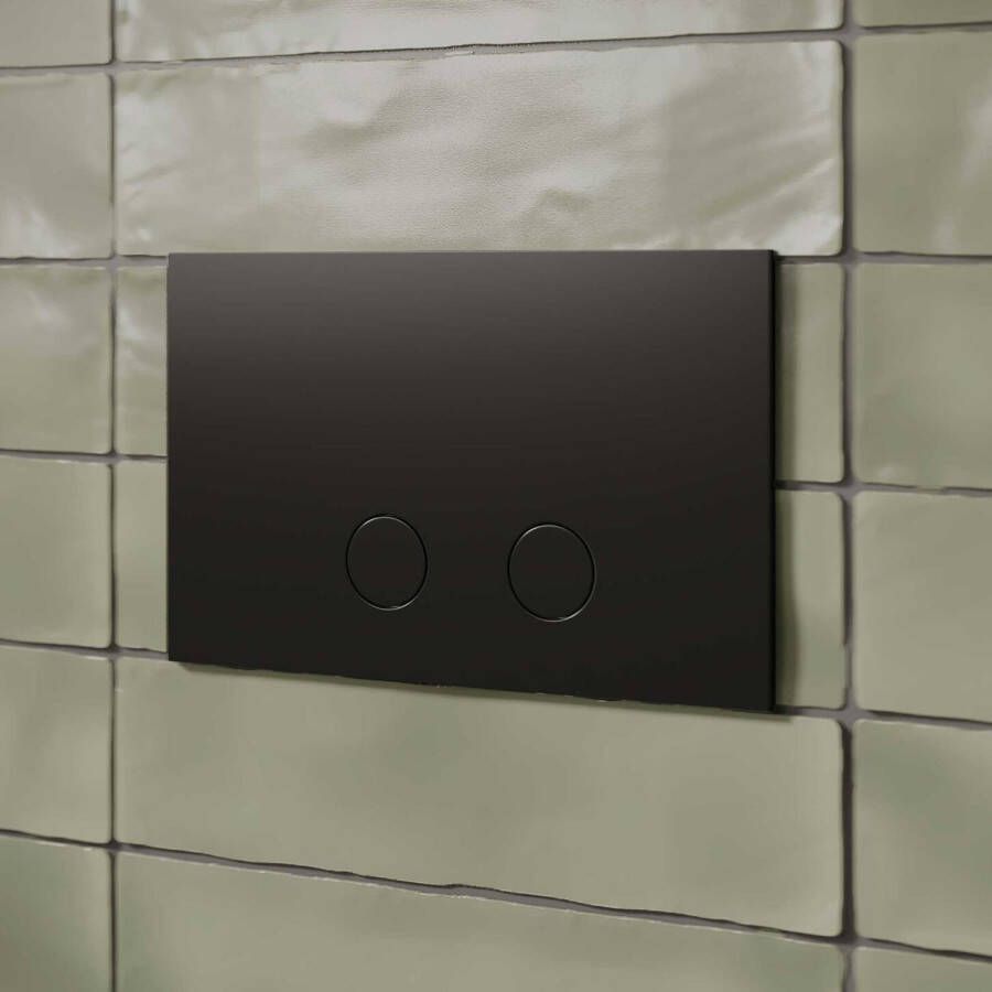 Inti Bath Drukplaat Press RVS 316 tbv UP320 UP720 TECE Matt Black
