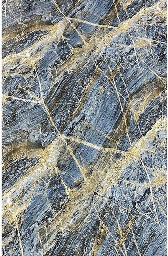 Isodeco Wandpaneel Onyx Blue 122x260 cm Waterbestendig Hoogglans