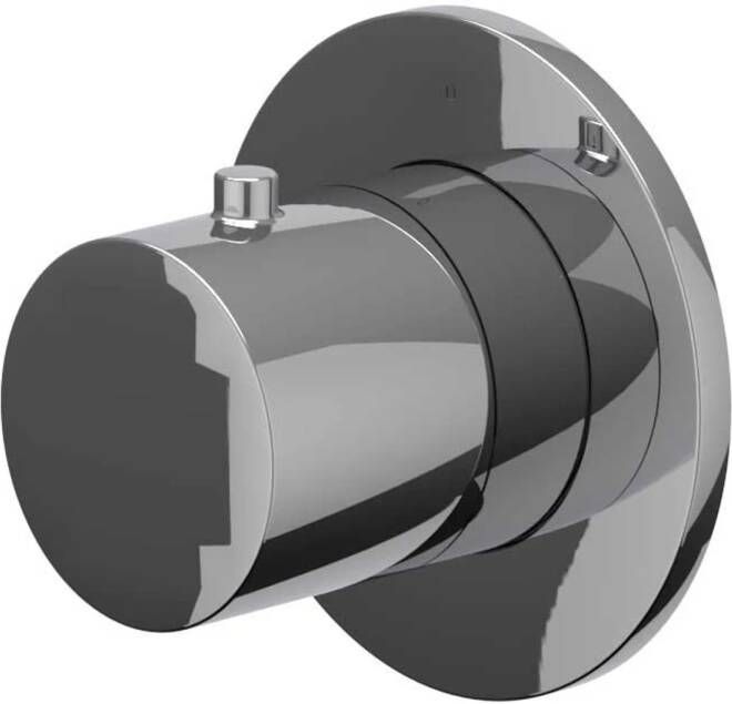 Ivy Bond Afbouwdeel voor inbouw douchemengkraan stopkraan symmetry rond rozet Chroom 6202571 - Foto 1