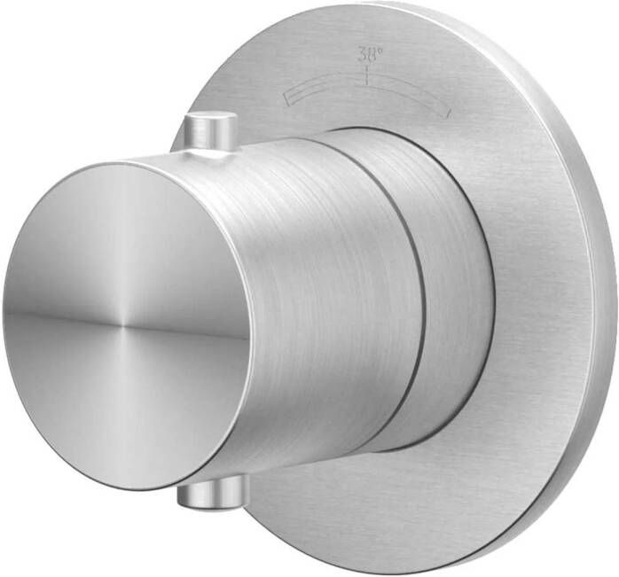 IVY Concord Afbouwdeel doorstroom inbouwstopkraan symmetry rond rozet RVS316 geborsteld 6201221