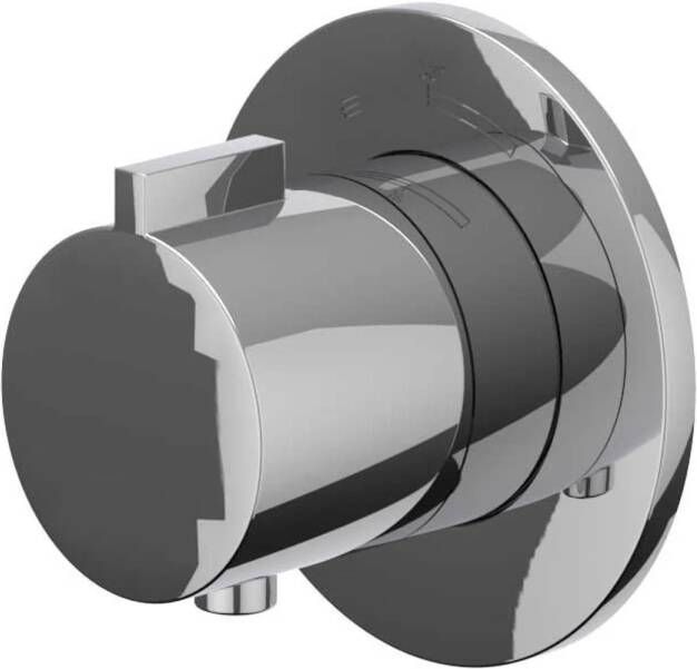 Ivy Pact Afbouwdeel voor Inbouwthermostaat Symmetry rond rozet Chroom 6202421