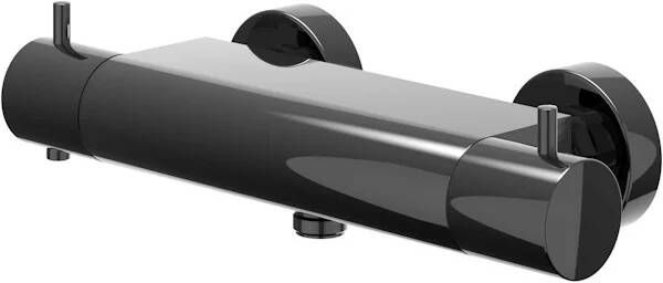 Ivy Bond Thermostatische Douchekraan opbouw cooltouch Zwart chroom PVD 6201007