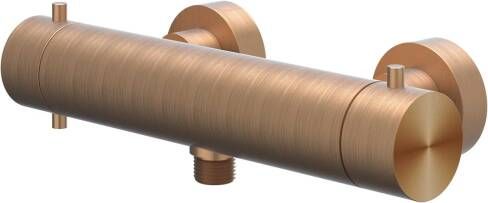 Ivy Concord Thermostatische Douchekraan opbouw cooltouch RVS316 geborsteld mat koper PVD 6201013