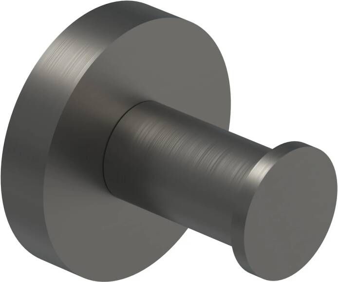 Ivy Handdoekhaak enkel groot Geborsteld metal black PVD 6500606