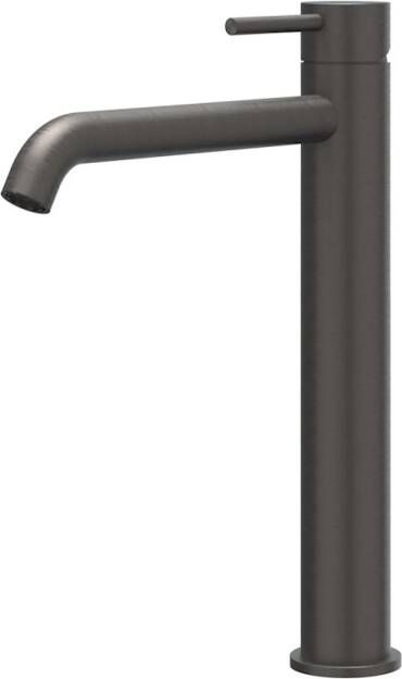 Ivy Concord Wastafelmengkraan opbouw verhoogd coldstart RVS316 geborsteld carbon black PVD 6100454