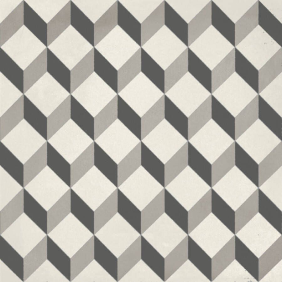 Jos. Hidro Decortegel 20x20cm 8.3mm porcellanato Upsidedown Black 1426658