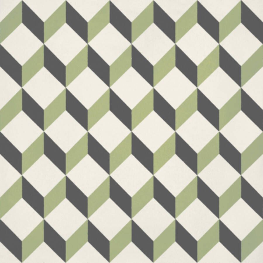 Jos. Hidro Decortegel 20x20cm 8.3mm porcellanato Upsidedown Lime 1426641