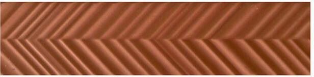 Jos. Wandtegel Dust 5X20 cm 9 mm Terrae Mat Chevron