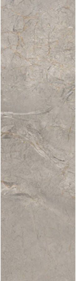 Keope Vloertegel Lux Silver Grey Mat 20x120 cm