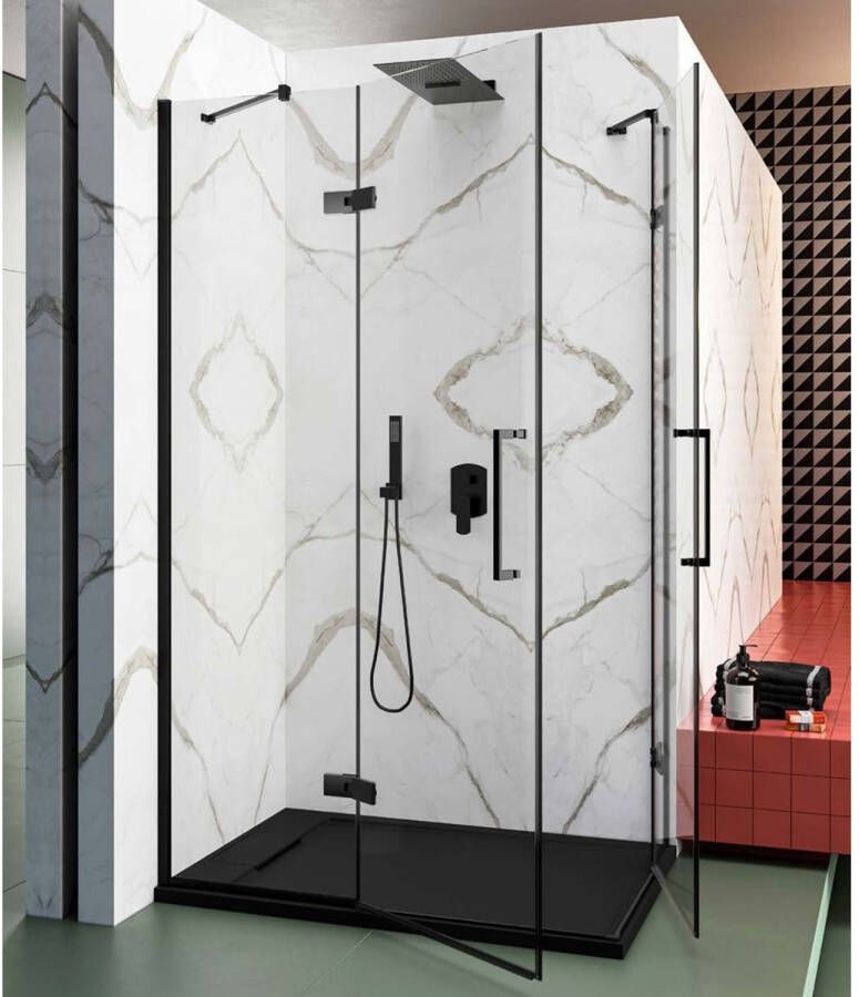 Lacus Nisdeur Giannutri 120x200 Tweedelig Mat Zwart