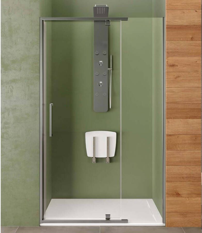 Lacus Nisdeur Pianosa Evo 2-Delig 75x200 cm Chroom