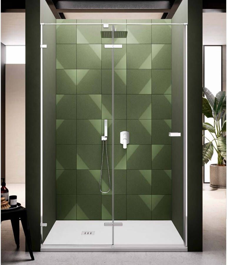 Lacus Nisdeur S.Pietro 100x200 Tweedelig Chroom