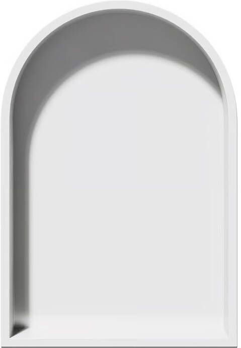 Looox Inbouwnis BoX Arc 32x7x47 cm Mat Wit