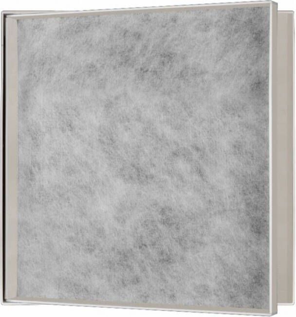 Looox BoX nis 30x30x14cm inbouw betegelbaar rvs geborsteld BOXT30-14