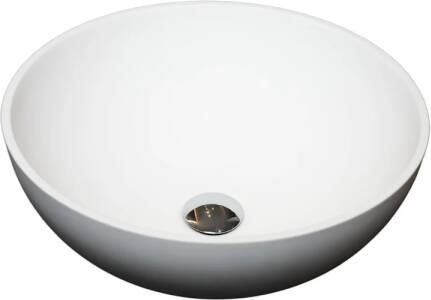 Loutro Waskom Zora M Rond 40x40x15.5 cm Mat Wit