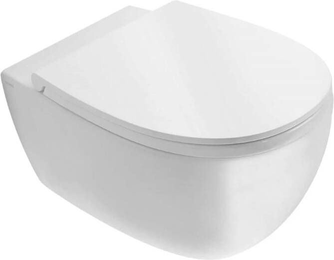 Luca Sanitair Globo 4ALL softclose toiletzitting quickrelease wit voor wandcloset 54cm - Foto 2