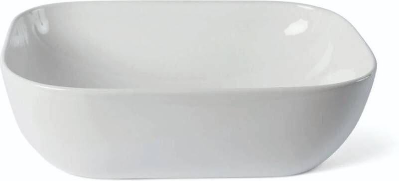 Luca Sanitair Waskom Ceramics Rechthoekig 45 5x45 5x13 5 Keramiek Glans Wit