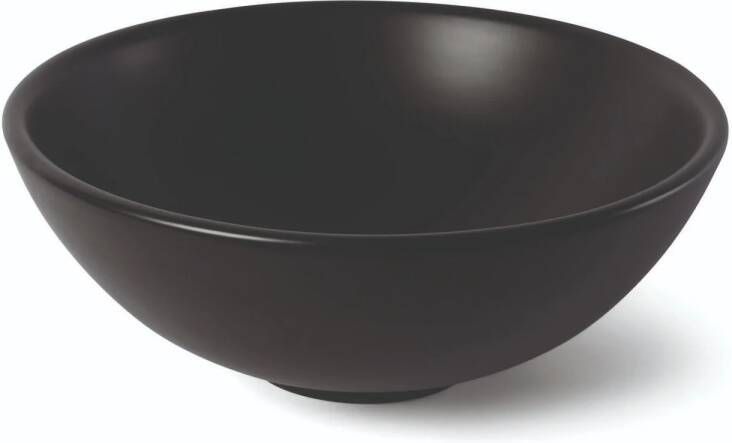 Luca Sanitair Waskom Ceramics Venere Rond 41x41x16 Keramiek Mat Zwart