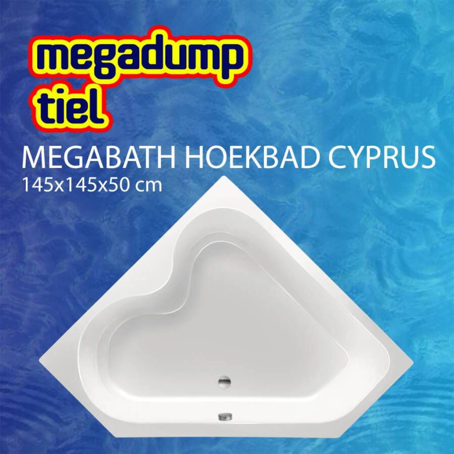 MegaBath Hoekbad Cyprus 145X145X50 cm