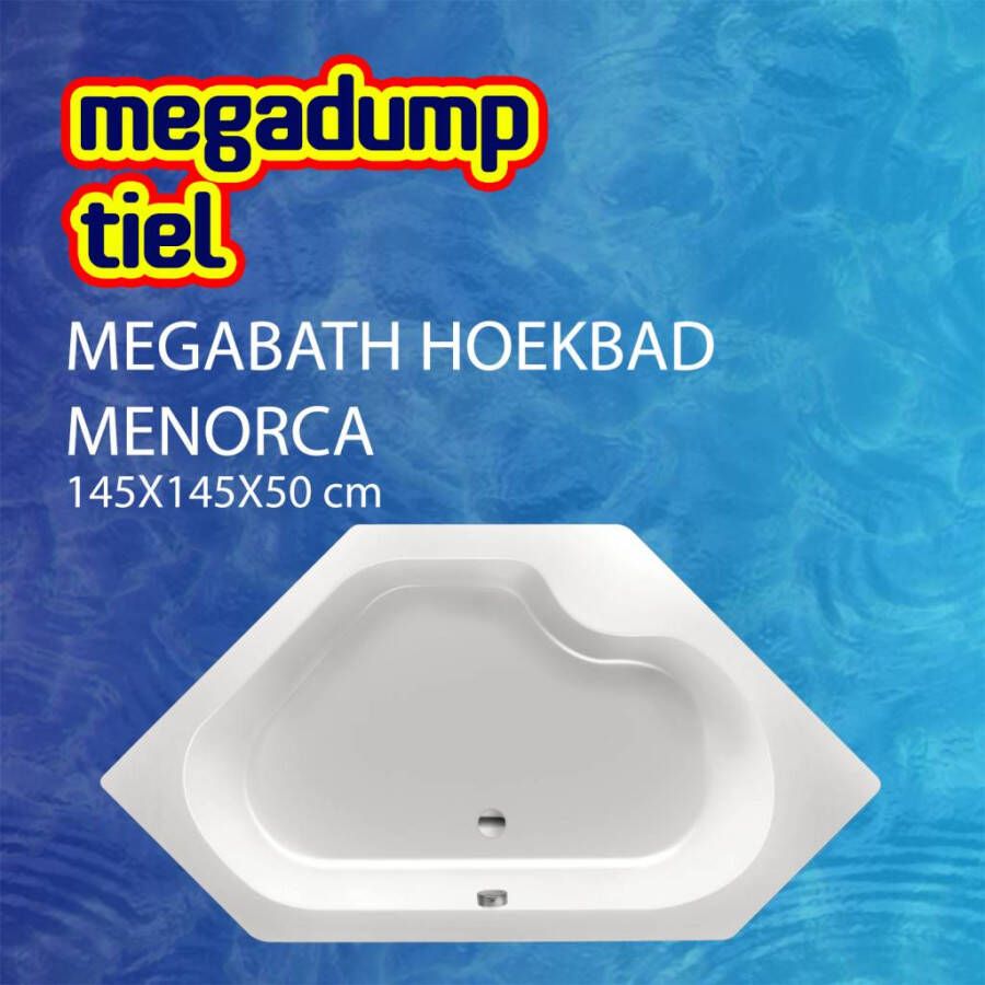 MegaBath Hoekbad Menorca 145X145X50 cm