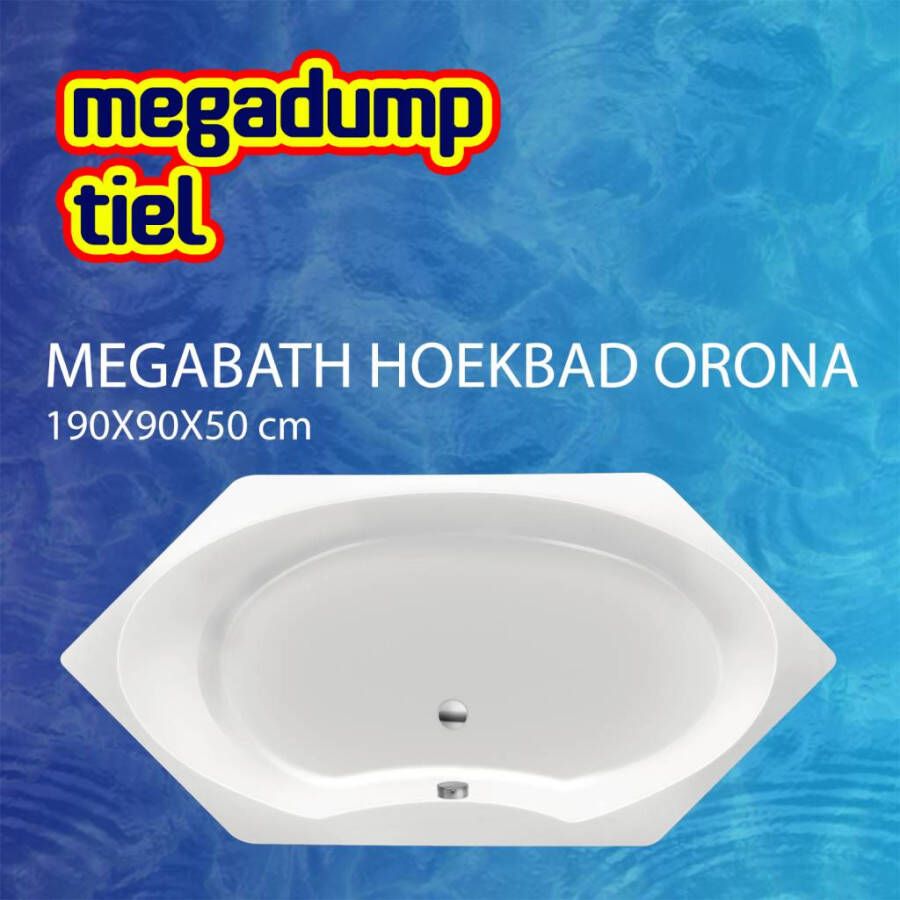 MegaBath Hoekbad Orona 190X90X50 cm