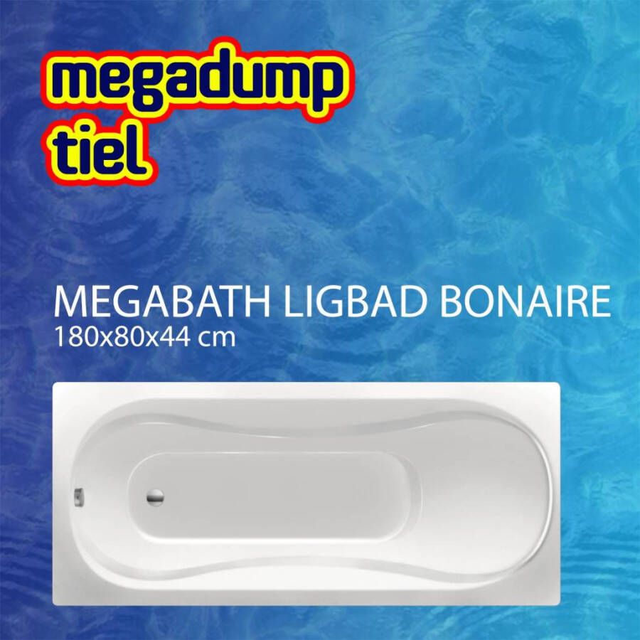 MegaBath Ligbad Bonaire 180X80X44 cm