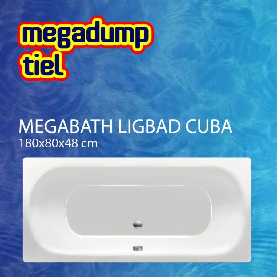 MegaBath Ligbad Cuba 180X80X48 cm