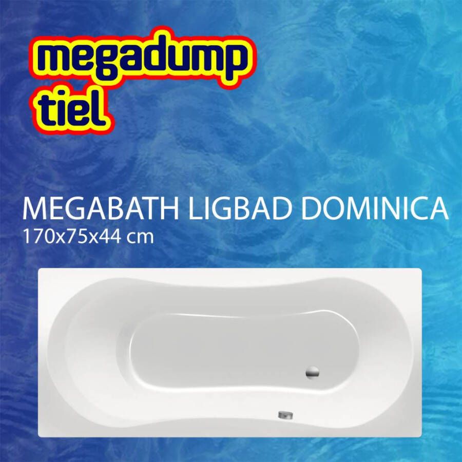 MegaBath Ligbad Dominica 170X75X44 cm