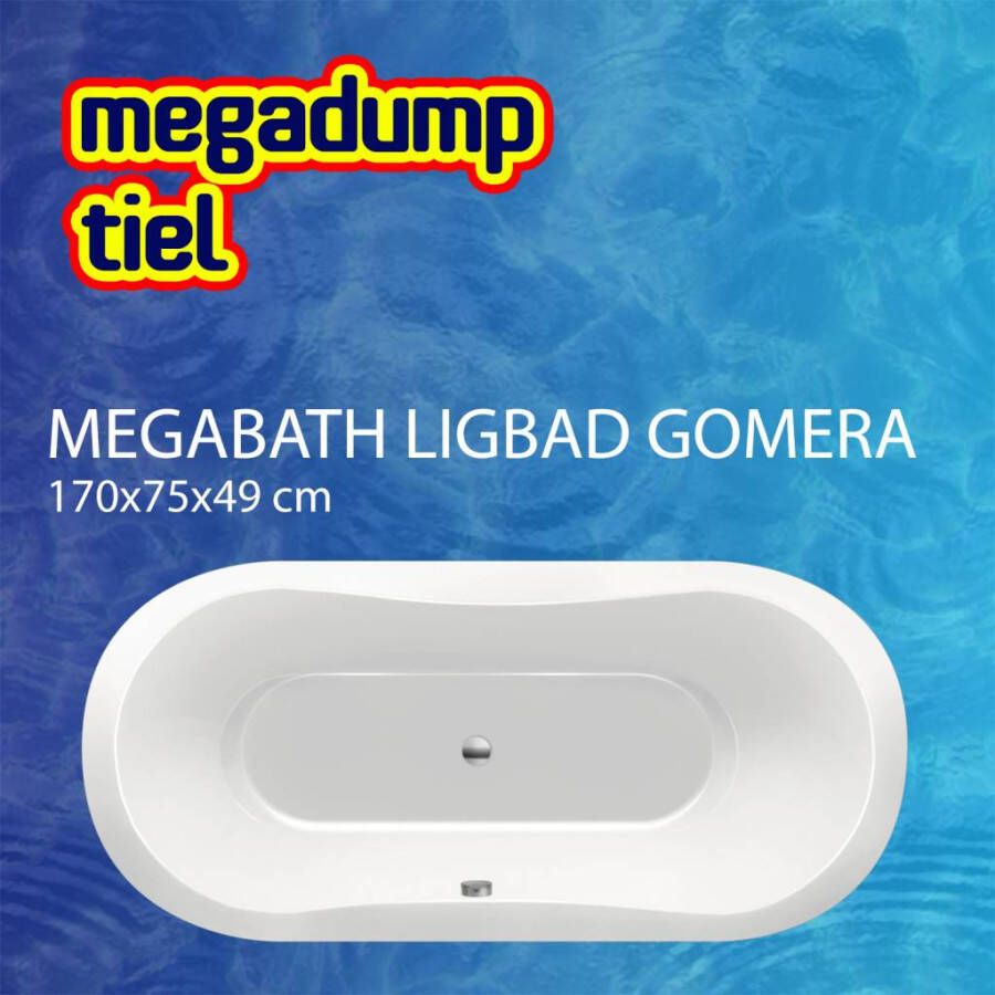 MegaBath Ligbad Gomera 170X75X49 cm