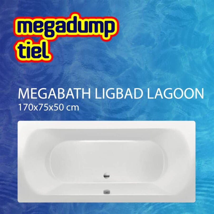 MegaBath Ligbad Lagoon 170X75X50 cm