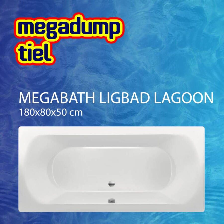 MegaBath Ligbad Lagoon 180X80X50 cm