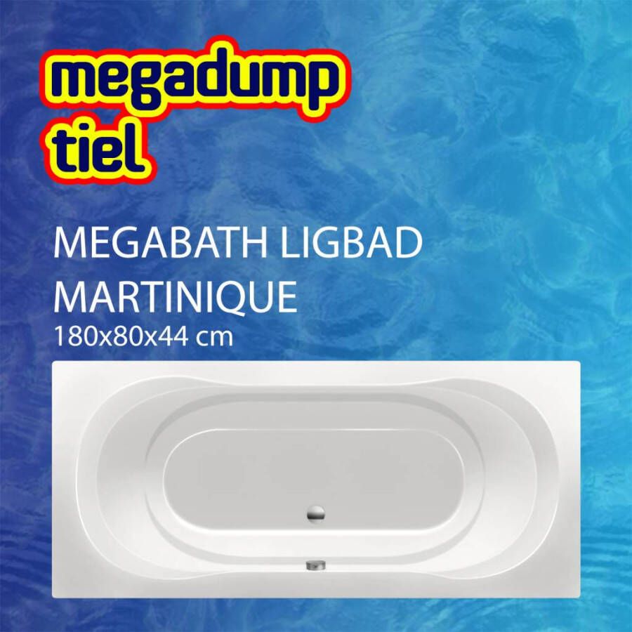MegaBath Ligbad Martinique 180X80X44 cm