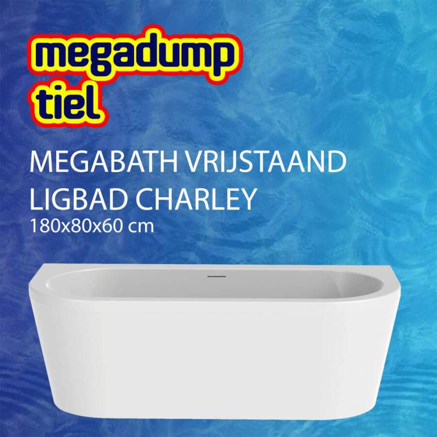 MegaBath Vrijstaand Ligbad Charley 180X80X60 cm
