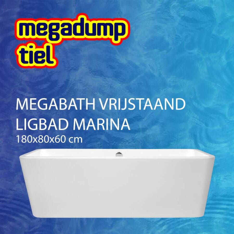 MegaBath Vrijstaand Ligbad Marina 180X80X60 cm