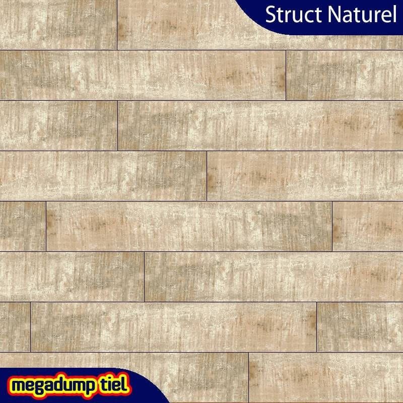 Monocibec Houtlook Vloertegel Structuur 20X114 Struct Natural